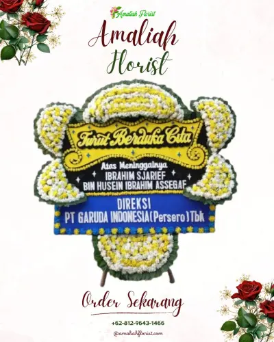Papan Bunga Duka di Winong
